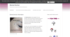 Desktop Screenshot of dermal-anchor.net